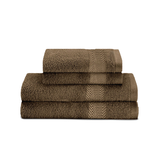 Cotton Face Towel and Hand Towel 4 Piece Set-Soft Feel, Quick Dry, Highly Absorbent Durable Towels - Cotton Home
