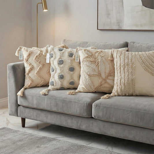 4PC Boho Cushion Covers & Cushion Bundle 40