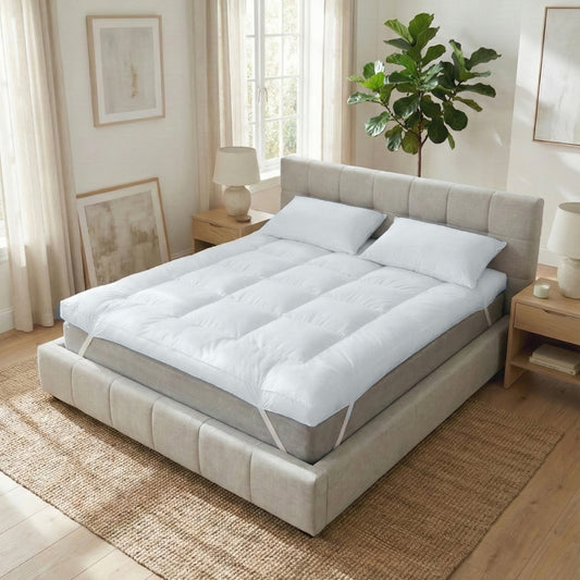 Mattress Topper 160×200+8cm - White