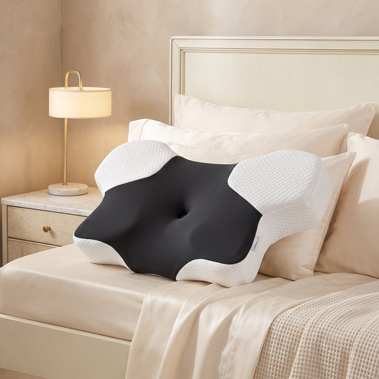Cervical Memory Foam Contour Pillow with Ergonomic Support 60x45x40cm