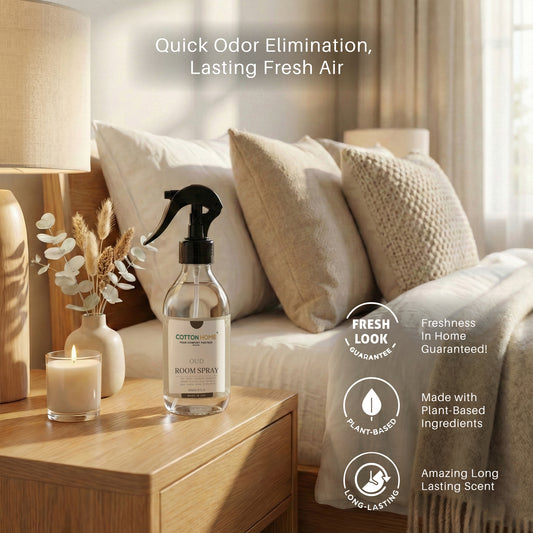 Oud Home Fragrance – Dual-Use Air & Fabric Freshener (250ml)