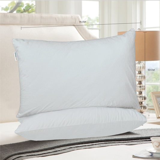 Terry Waterproof Pillow Protector 50 X 75 CM - 2Piece, White