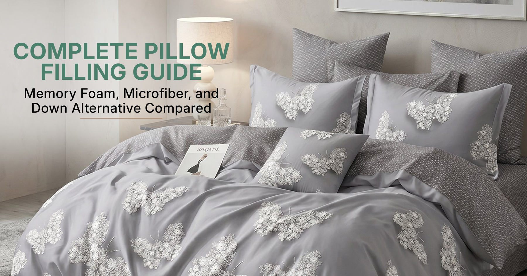 Complete Pillow Filling Guide - Memory Foam, Microfiber, and Down Alternative Compared