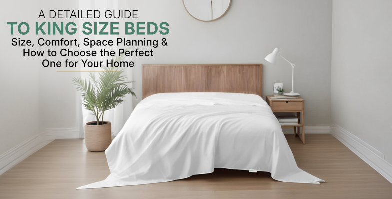 A Detailed Guide to King Size Beds: Size, Comfort, Space Planning & How to Choose the Perfect One for Your Home