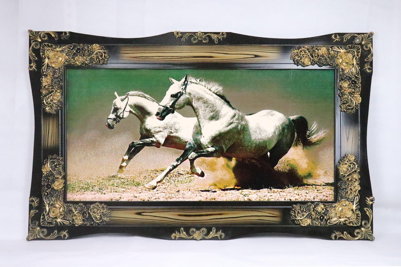 Antique Model Wooden Frame with Picture - Cotton Home