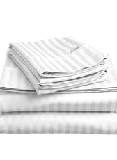 6 Piece Duvet Cover Set 240x260cm Supersoft White