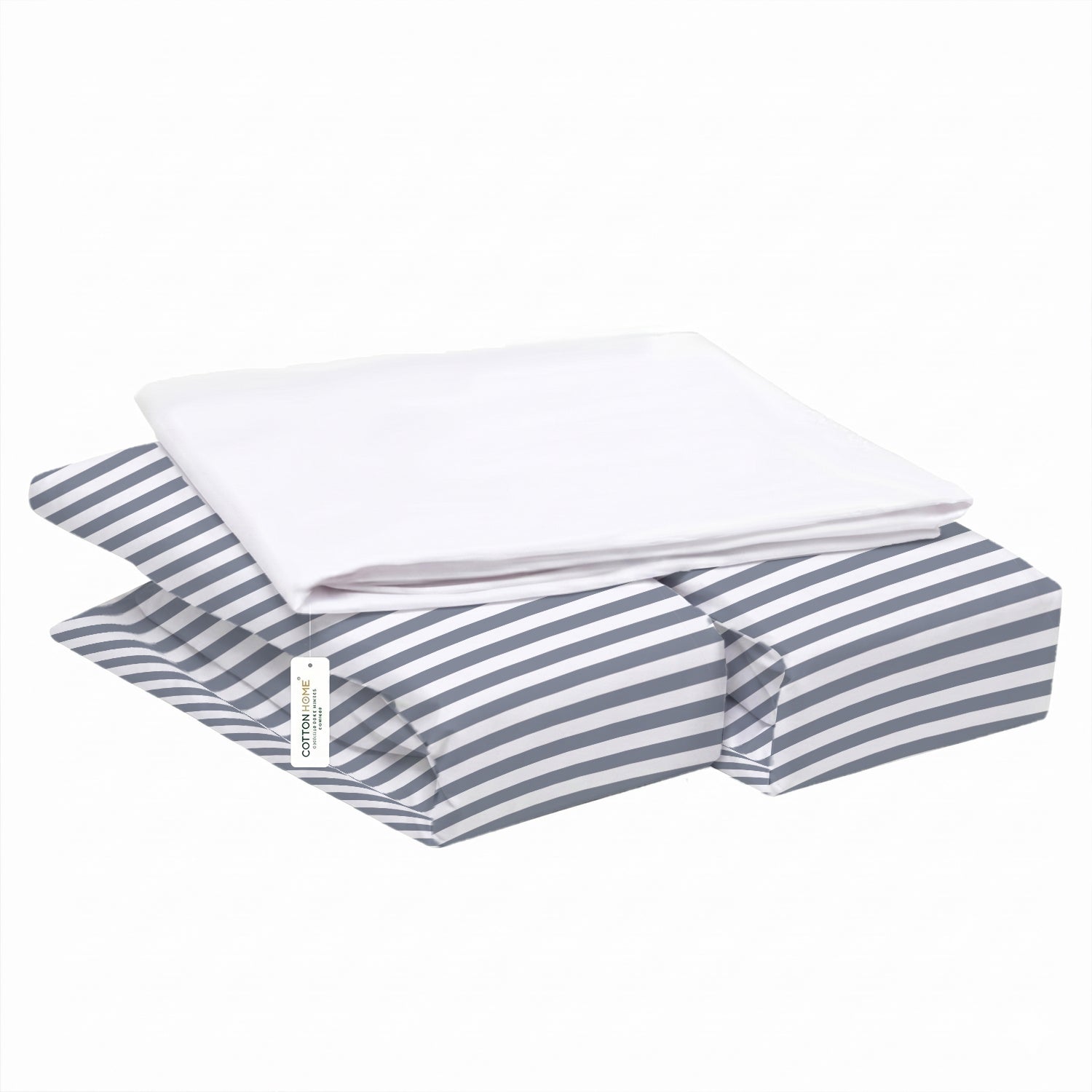Premium Cotton 3-Piece Baby Crib Bedding Set (120x60 cm) Fitted Baby Mattress Sheets and Protector Shelly Rains