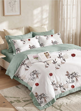 Tropical Duvet Cover King Size 6pcs set 220x240cm