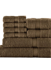 Cotton Towels 8 Piece Set-Soft Feel, Quick Dry, Highly Absorbent Durable Towels - Cotton Home