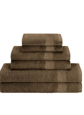 Cotton 6 Piece Towel Set-Soft Feel, Quick Dry, Highly Absorbent Durable Towels - Cotton Home