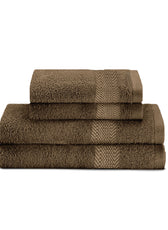 Cotton Face Towel and Hand Towel 4 Piece Set-Soft Feel, Quick Dry, Highly Absorbent Durable Towels - Cotton Home