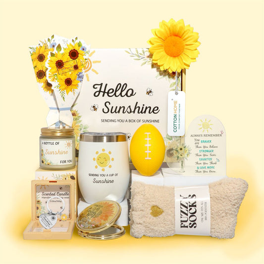 Bath Gift Box Set – Luxe yellow Spa Care Package