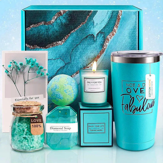 Bath Gift Box Set – Luxe Mint Spa Care Package