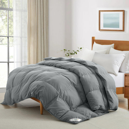 Premium Grey All Season High quality Super Soft Comforter 1 Piece