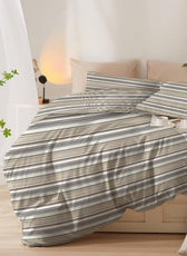 Duvet Cover 4 piece set Super King size High quality 240x260 duvet cover with Fitted sheet and pillow cases Fusion - Cotton Home