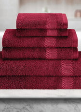 Cotton 6 Piece Towel Set-Soft Feel, Quick Dry, Highly Absorbent Durable Towels - Cotton Home