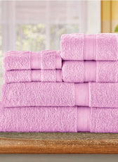 Cotton Towels 6 Piece Set-Soft Feel, Quick Dry, Highly Absorbent Durable Towels - Cotton Home