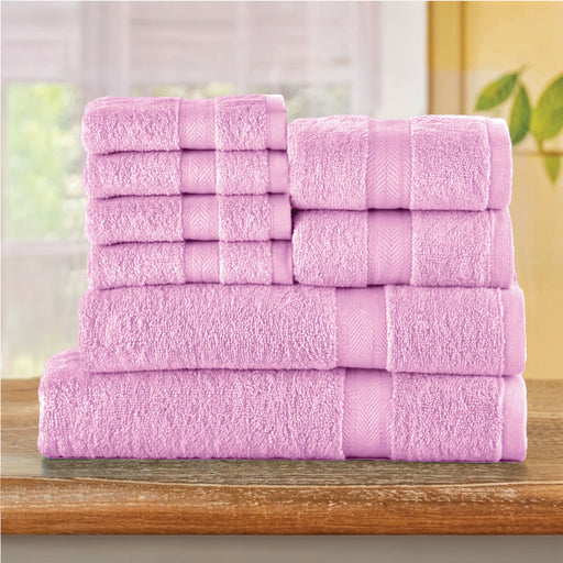 Cotton Towels 8 Piece Set-Soft Feel, Quick Dry, Highly Absorbent Durable Towels - Cotton Home
