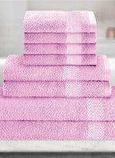 Cotton 6 Piece Towel Set-Soft Feel, Quick Dry, Highly Absorbent Durable Towels - Cotton Home