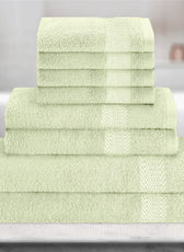 Cotton 6 Piece Towel Set-Soft Feel, Quick Dry, Highly Absorbent Durable Towels - Cotton Home