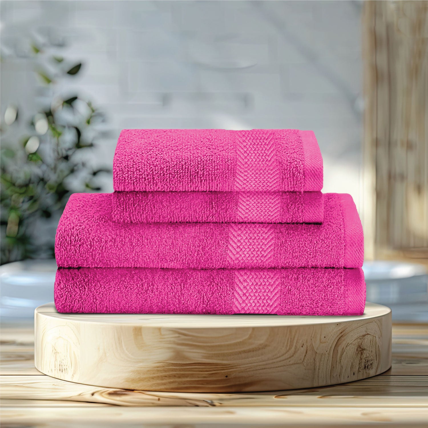 Cotton Face Towel and Hand Towel 4 Piece Set-Soft Feel, Quick Dry, Highly Absorbent Durable Towels - Cotton Home