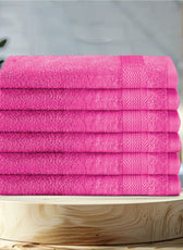 Cotton Hand Towel 50x100 CM 6 Piece Set-Soft Feel, Quick Dry, Highly Absorbent Durable Towels - Cotton Home