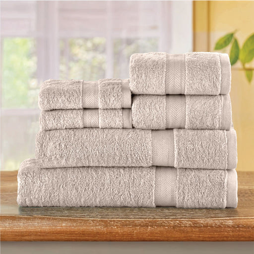 Cotton Towels 6 Piece Set-Soft Feel, Quick Dry, Highly Absorbent Durable Towels - Cotton Home