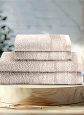 Cotton Face Towel and Hand Towel 4 Piece Set-Soft Feel, Quick Dry, Highly Absorbent Durable Towels - Cotton Home