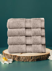 Cotton Face Towel Pack of 4 Soft Feel, Quick Dry, Highly Absorbent Durable Towels - Cotton Home