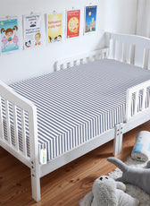 Premium Cotton 2PC Crib Sheets (120x60 cm) Soft, Breathable, Fitted Baby Mattress Sheets Shelly rains