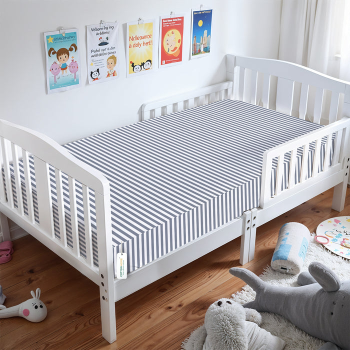 Premium Cotton 2PC Crib Sheets (120x60 cm) Soft, Breathable, Fitted Baby Mattress Sheets Shelly rains