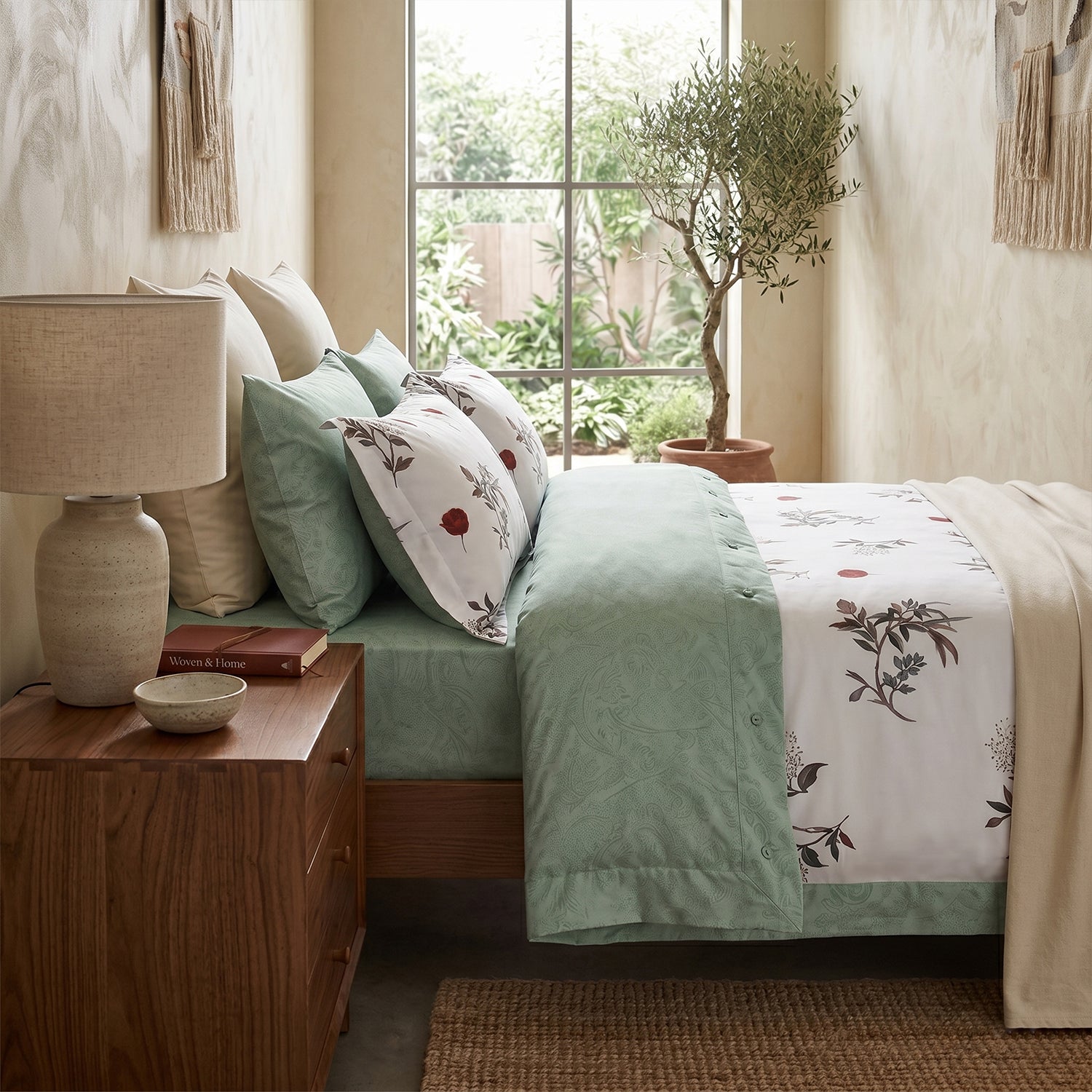 Tropical Duvet Cover King Size 6pcs set 220x240cm