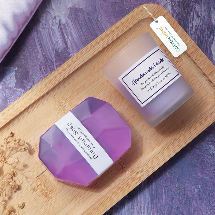 The Sanctuary Box Set – Luxury Home & Bath Gift Bundle Self Care Home Spa Purple