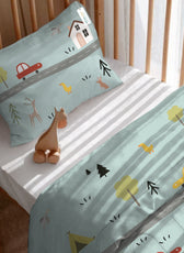 3Piece Baby Crib Comforter Set 90x120 Cotton Comforter, Filled Pillow & Pillow Cover – Dream Home