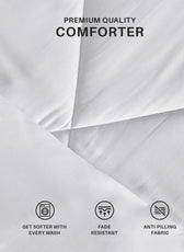 Premium White 220x240cm All Season High quality Super Soft Comforter 1 Piece