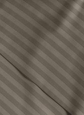 6 Piece  Duvet Cover Set 220x240cm King - Gray Stripe - Cotton Home