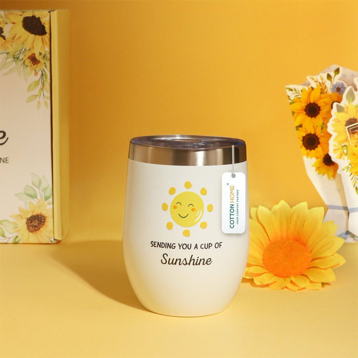 The Sanctuary Box Set – Luxury Home & Bath Gift Bundle Self Care Home Spa Yellow