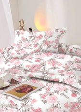 Duvet Cover 4 piece set Queen size High quality 220x240 duvet cover with Fitted sheet and pillow cases Abstract Harmony - Cotton Home