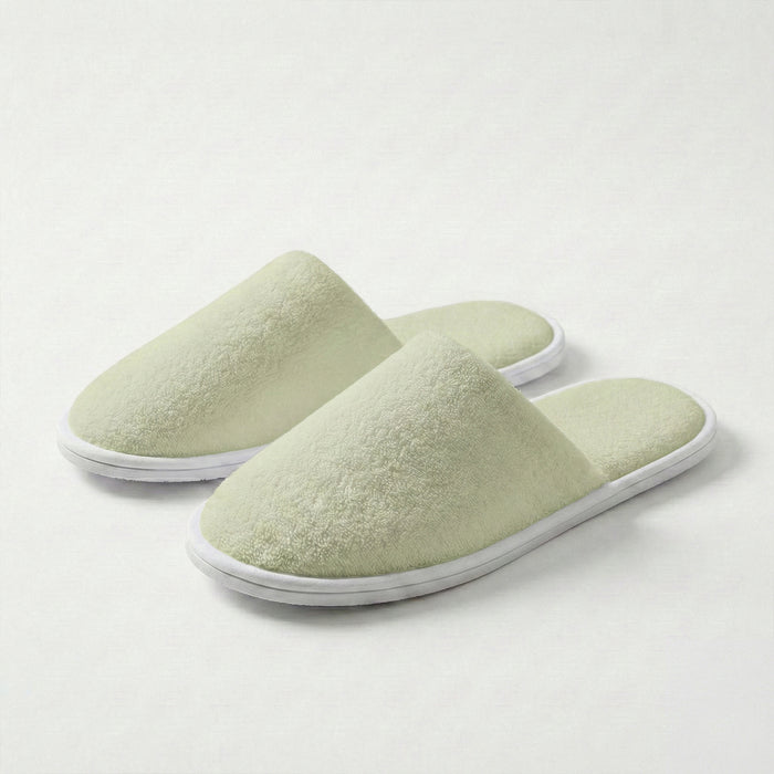 Turkish Luxury Spa Slippers for Men and Women Pack of 2 set  – Soft Lightweight Mint Green
