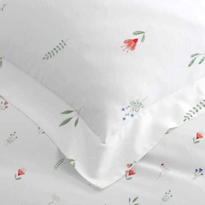 Premium Cotton 4PC Bedding Set Kids Comforter Set 160x220cm Peach Blossom