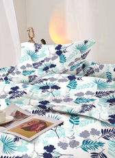 Duvet Cover 4 piece set Queen size High quality 220x240 duvet cover with Fitted sheet and pillow cases Forest - Cotton Home