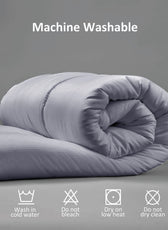 Premium Silver All Season High quality Super Soft Comforter 1 Piece
