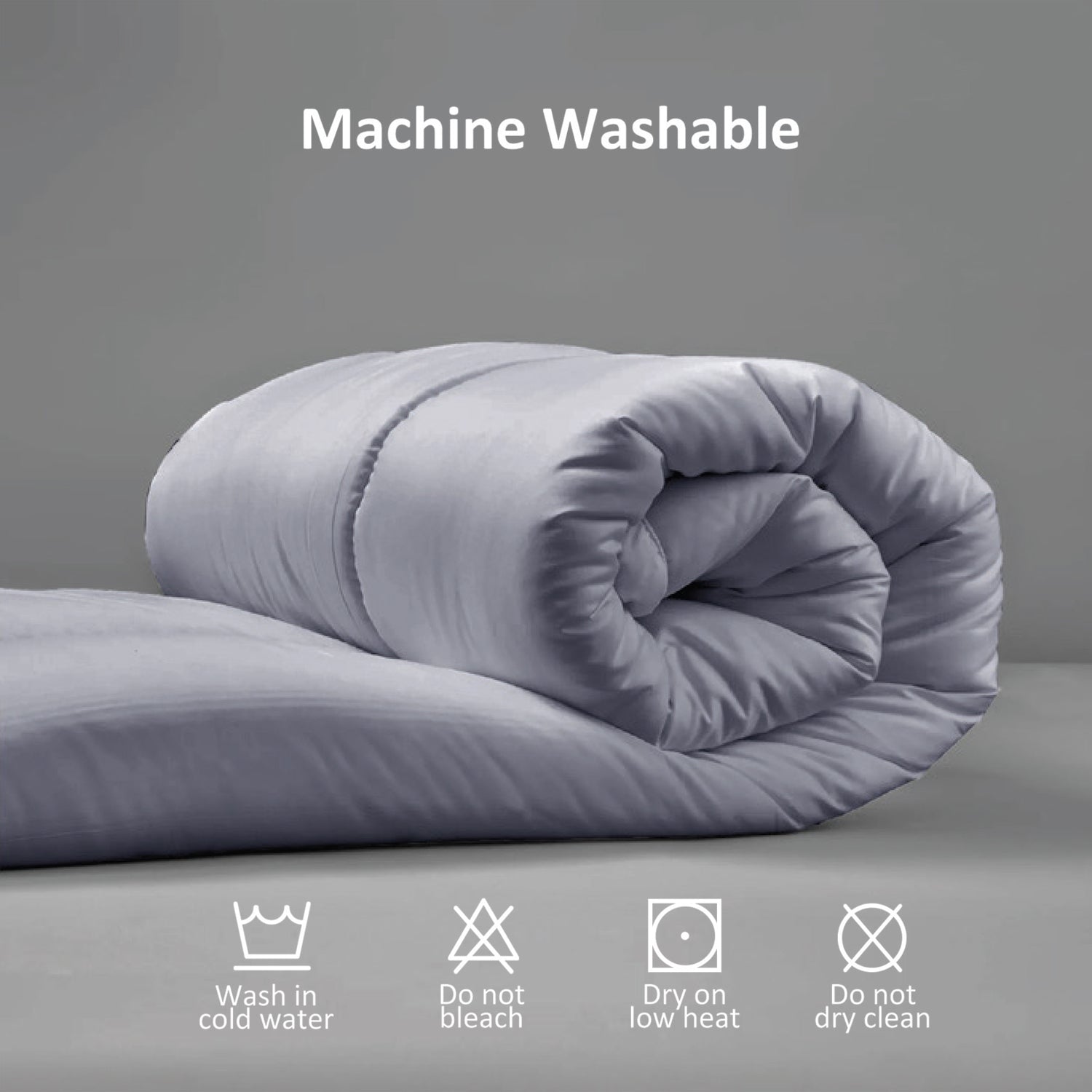 Premium Silver All Season High quality Super Soft Comforter 1 Piece