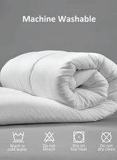 Premium White 220x240cm All Season High quality Super Soft Comforter 1 Piece