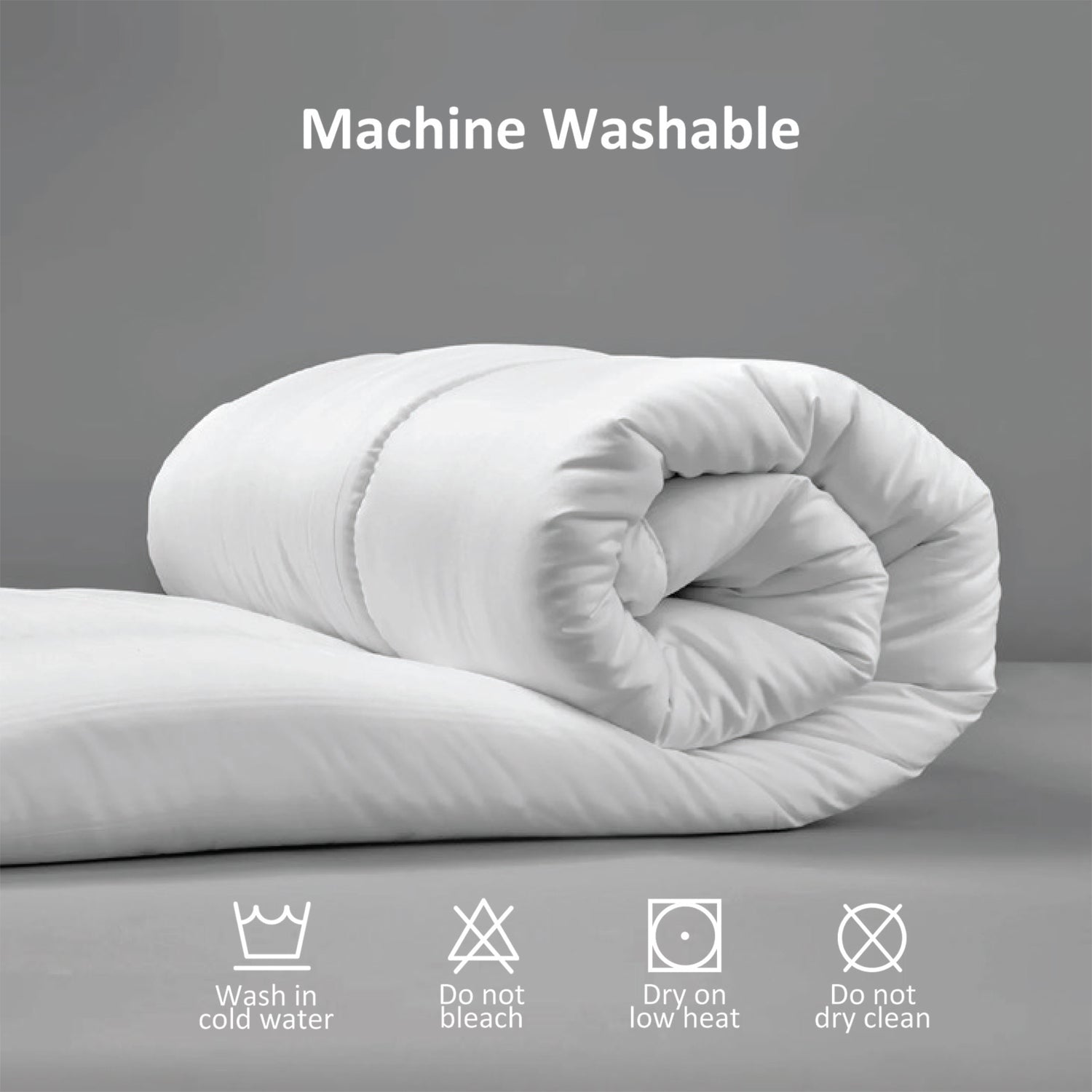 Premium White 220x240cm All Season High quality Super Soft Comforter 1 Piece