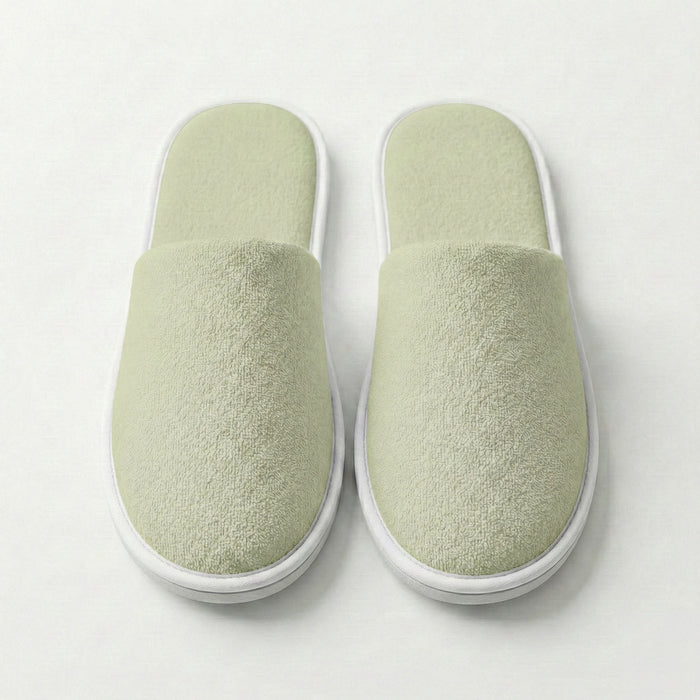 Turkish Luxury Spa Slippers for Men and Women Pack of 2 set  – Soft Lightweight Mint Green