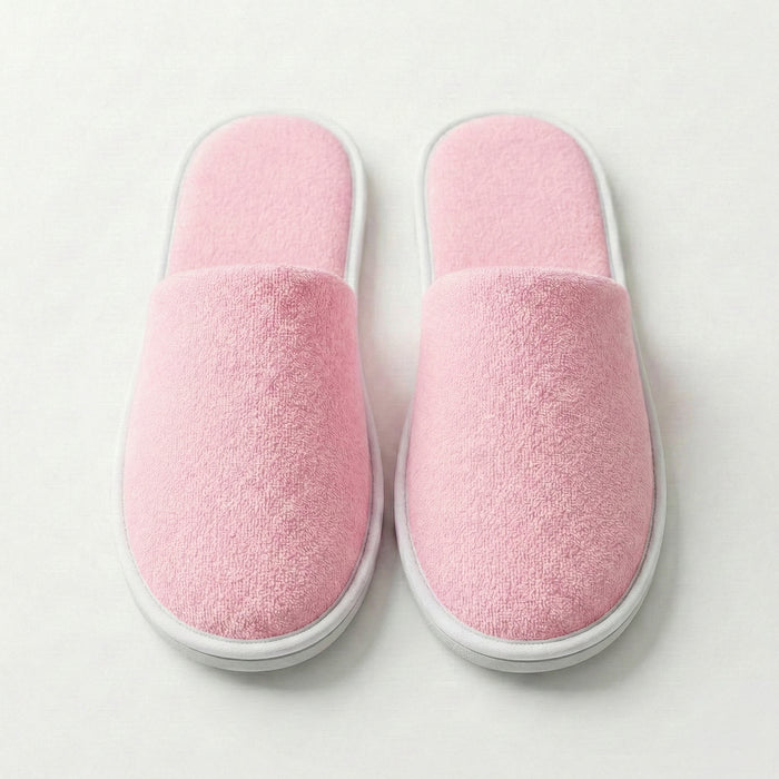 Turkish Luxury Spa Slippers for Men and Women Pack of 2 set  – Soft Lightweight Pink