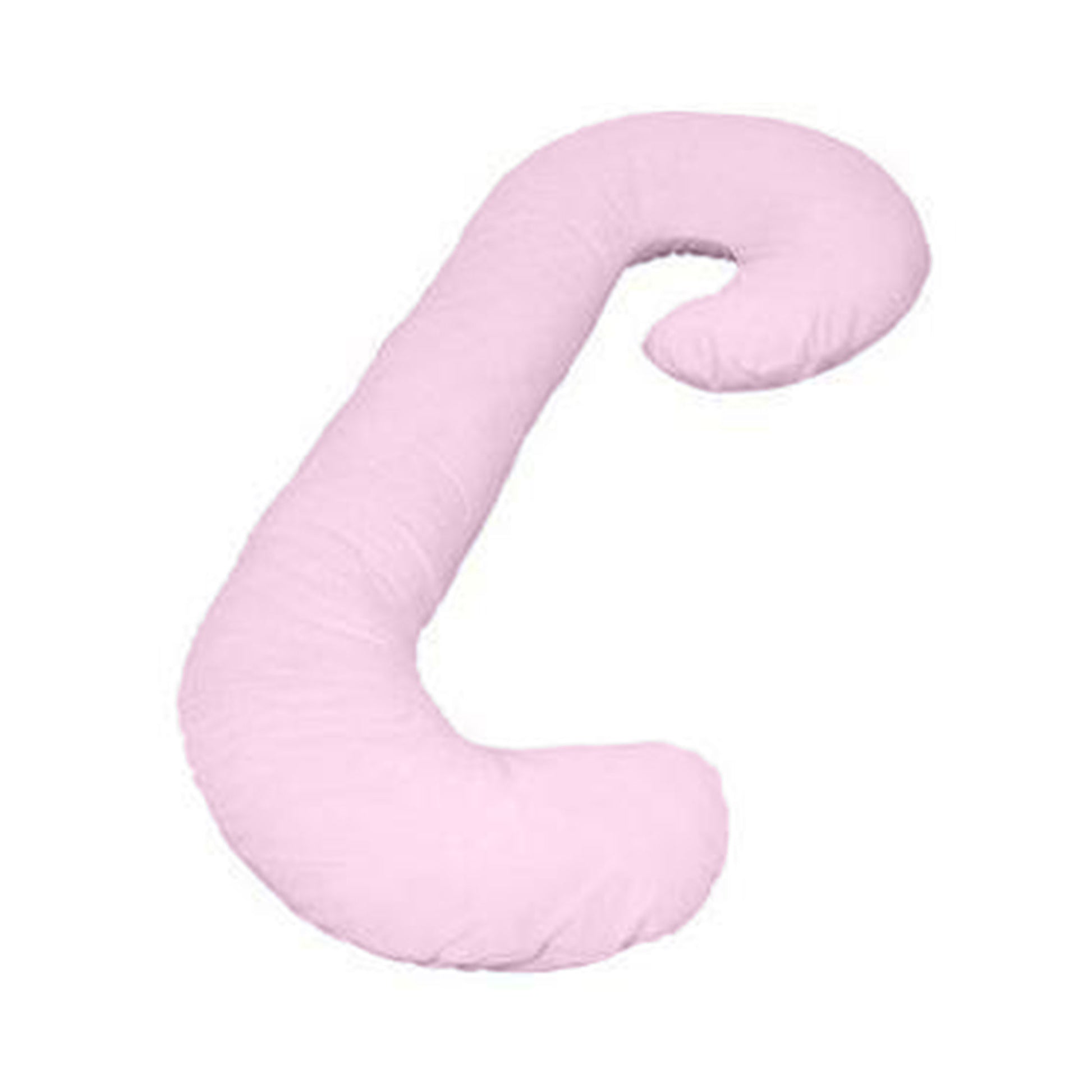 Four Seasons Pregnancy Pillow J Shaped Full Body Maternity Pillow 80x130cm Pink - Cotton Home