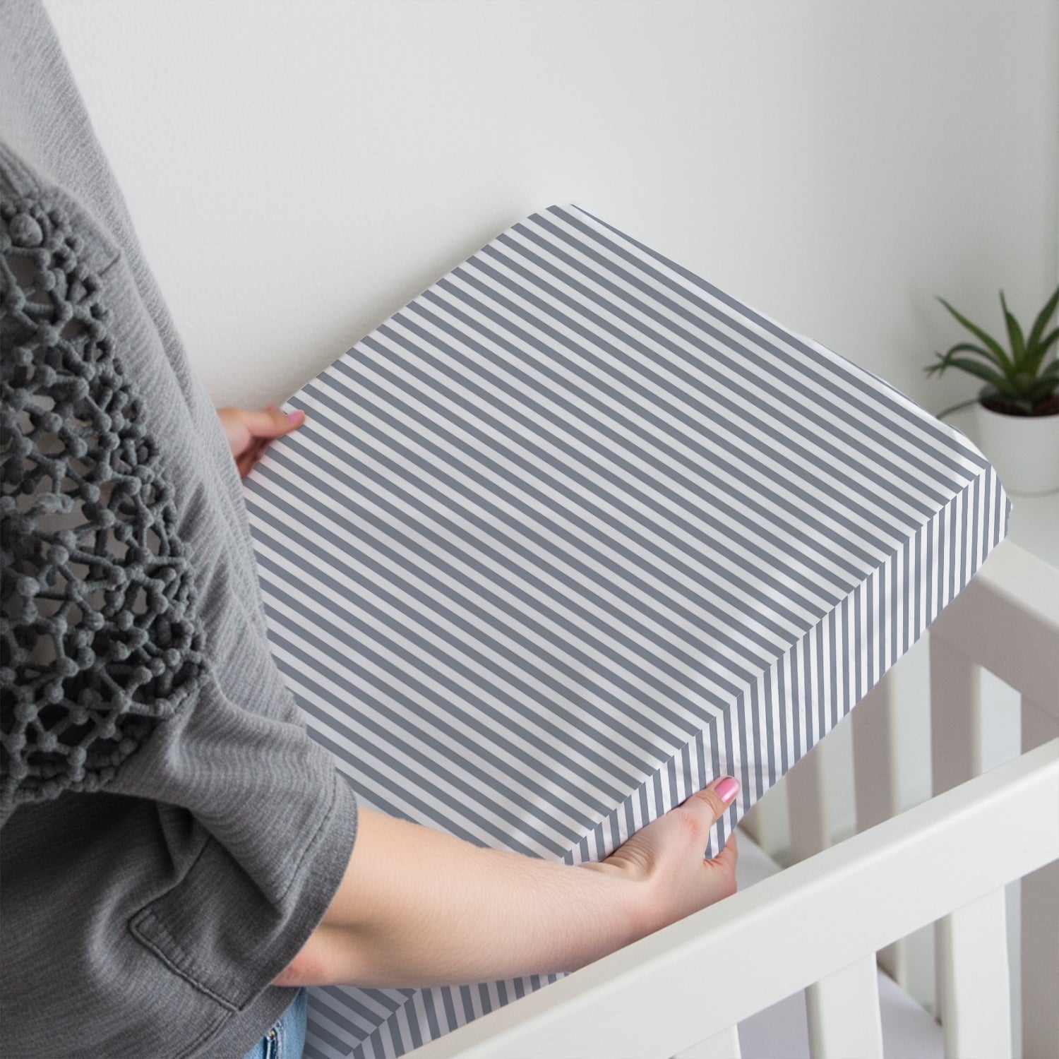 Premium Cotton 2PC Crib Sheets (120x60 cm) Soft, Breathable, Fitted Baby Mattress Sheets Shelly rains