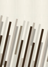 Premium Cotton 4PC Bedding Set Kids Comforter Set 160x220cm Choco Stripes